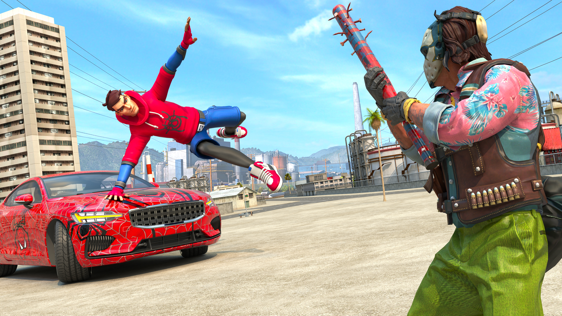 اسکرین شات 2 بازی Spider Fight 3D: Fighter Game