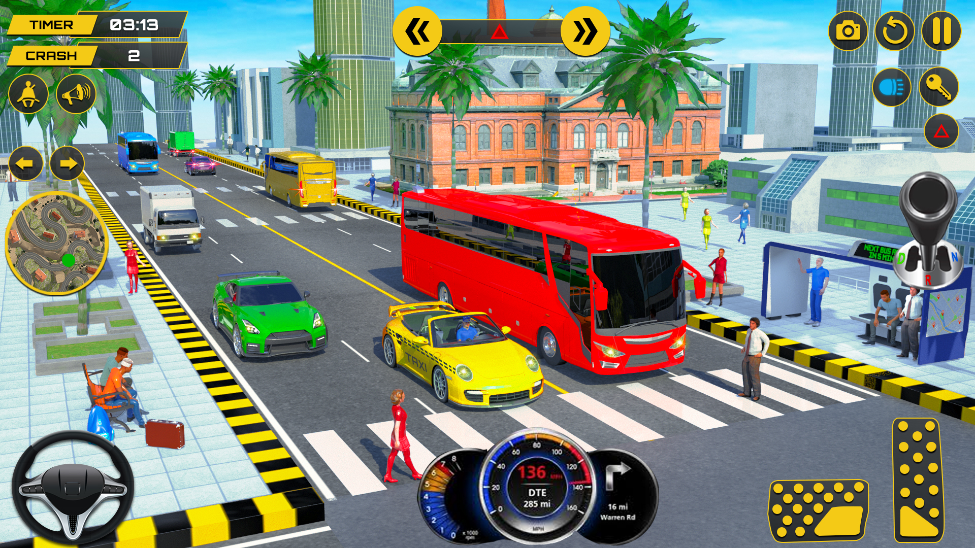 اسکرین شات 6 بازی Taxi Games: City Car Driving