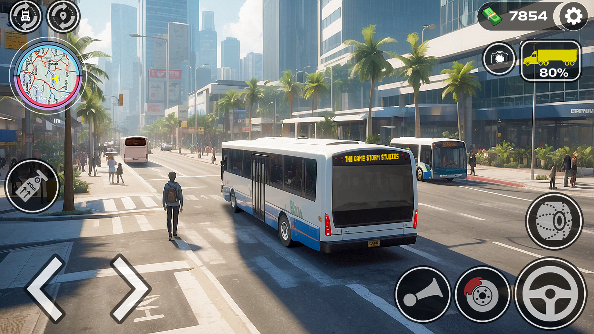 اسکرین شات 5 بازی City Bus Simulator Bus Games