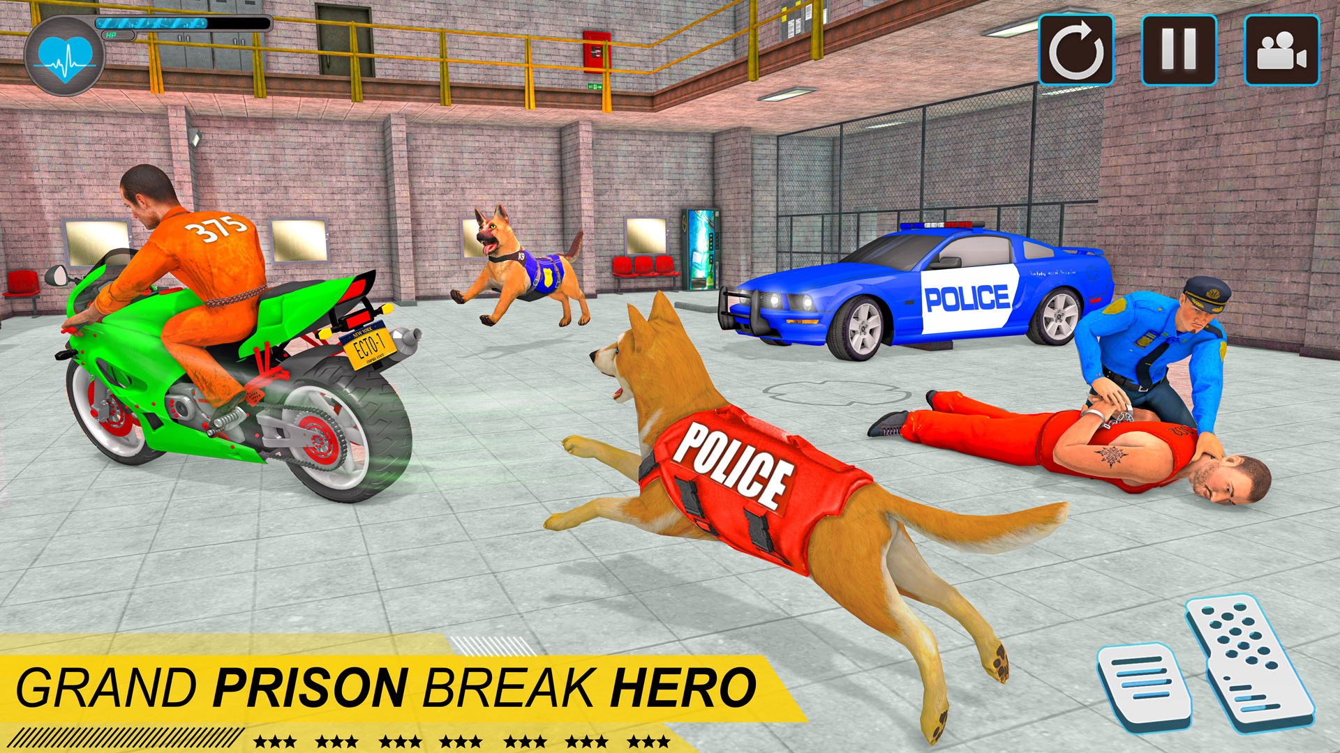 اسکرین شات 5 بازی Police Dog Jail Prison Break