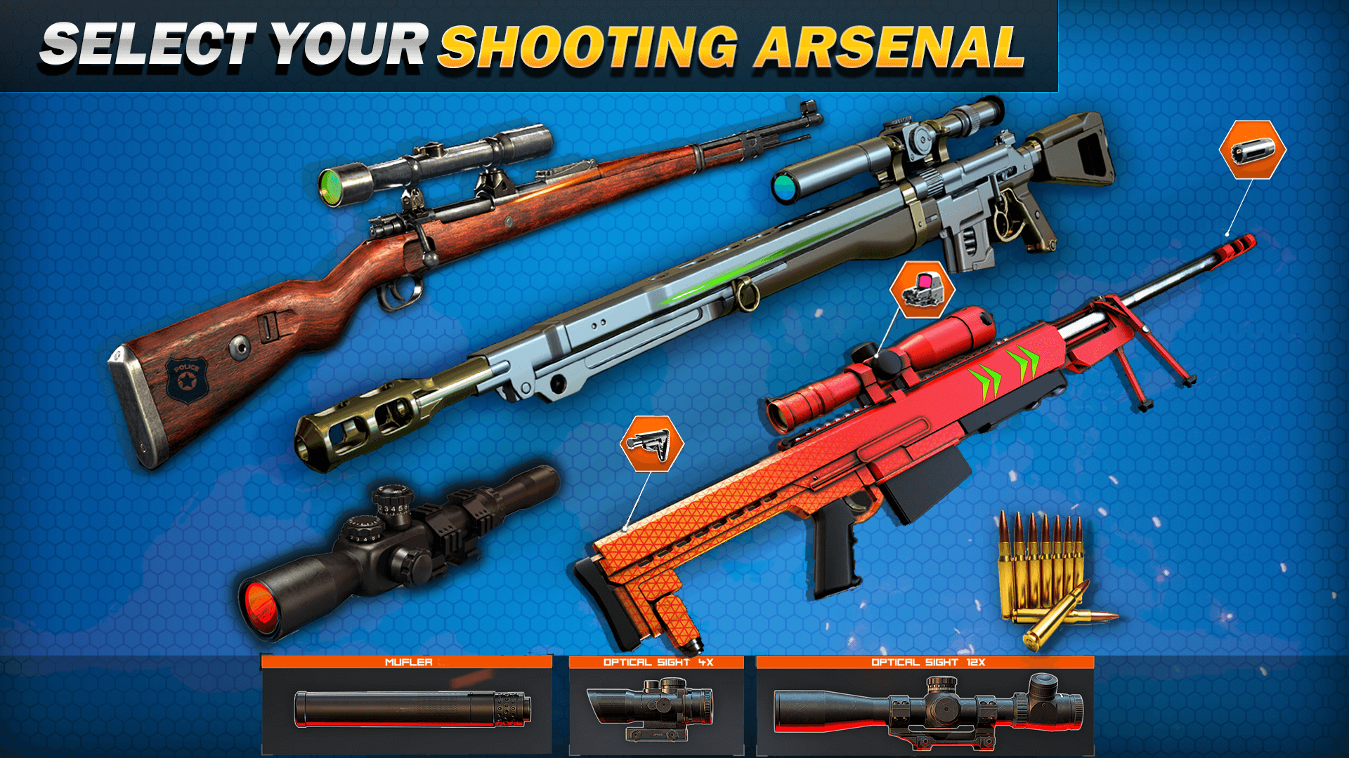 اسکرین شات 2 بازی Sniper Strike Shooting Games
