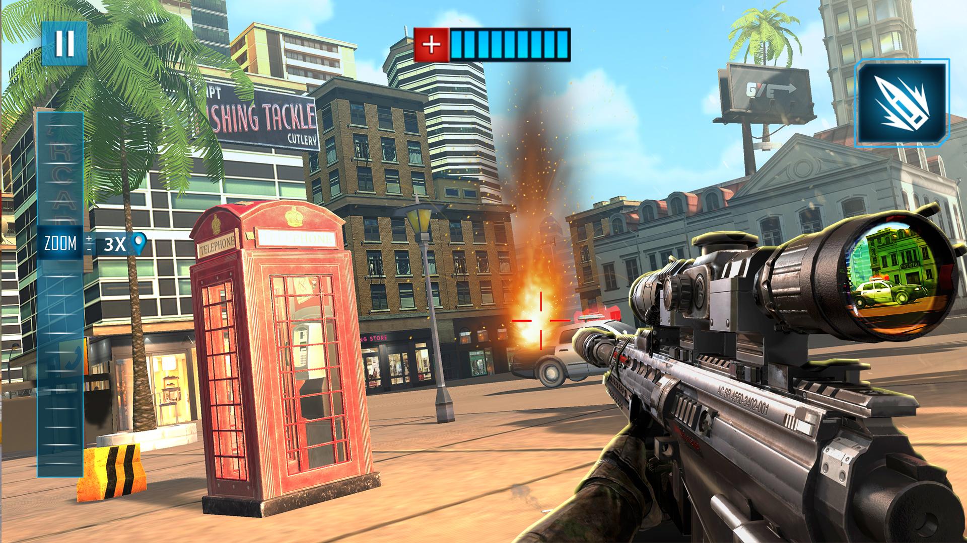 اسکرین شات 1 بازی Sniper Strike Shooting Games