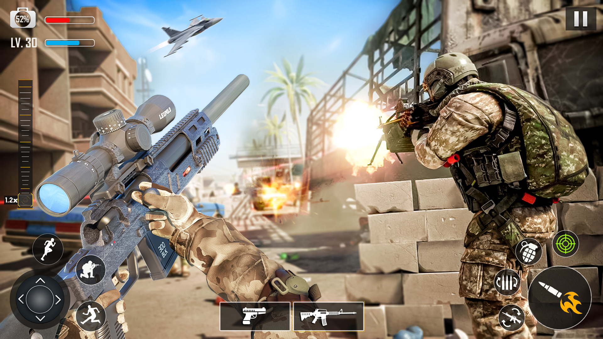 اسکرین شات 1 بازی Army Sniper Gun Games Offline
