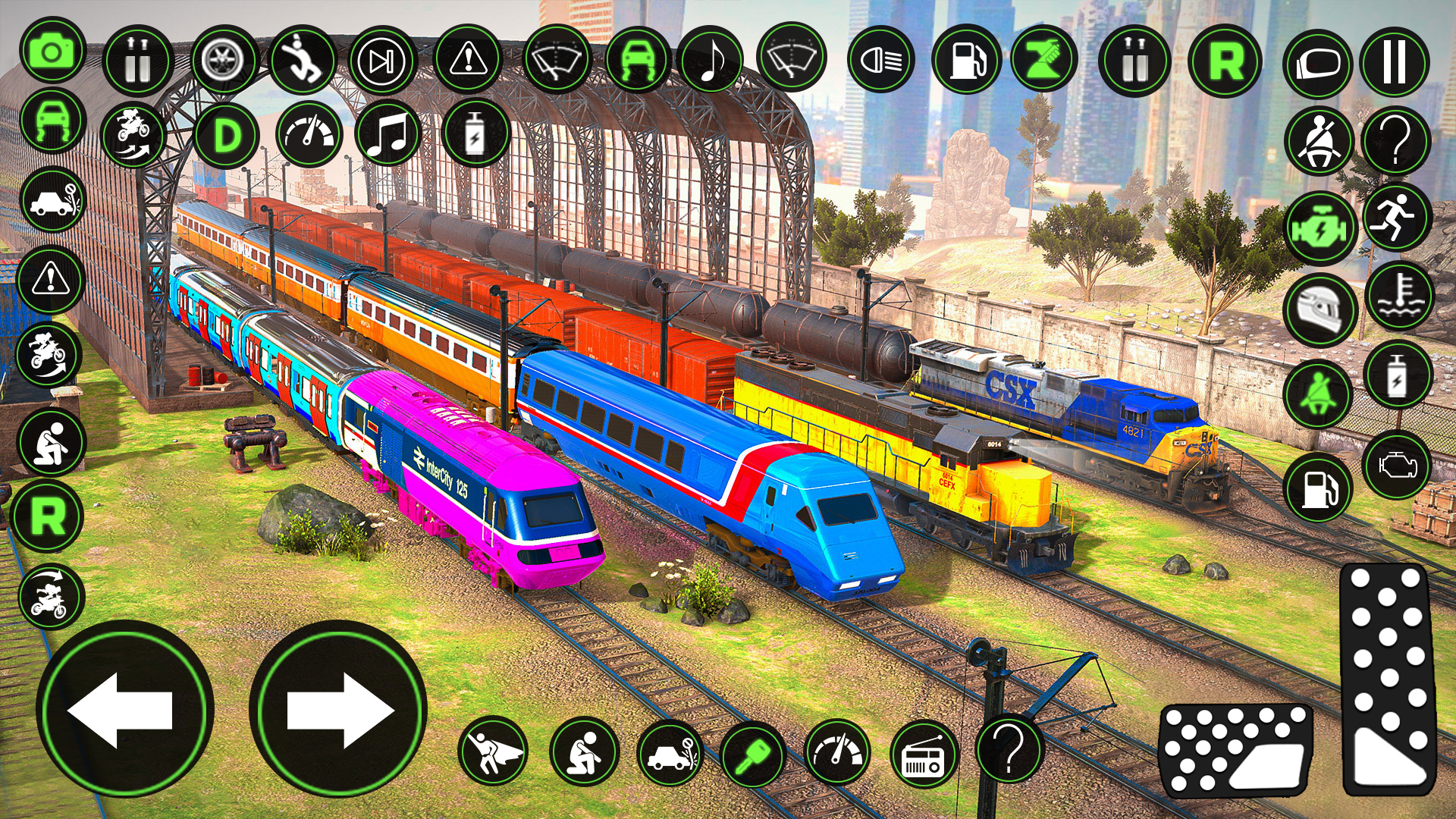 اسکرین شات 3 بازی Train Sim: City Train Games