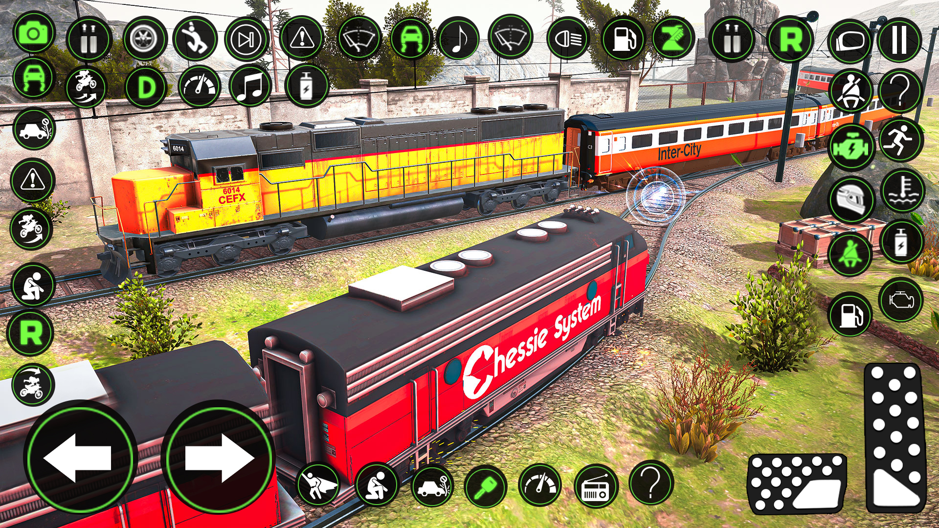 اسکرین شات 4 بازی Train Sim: City Train Games