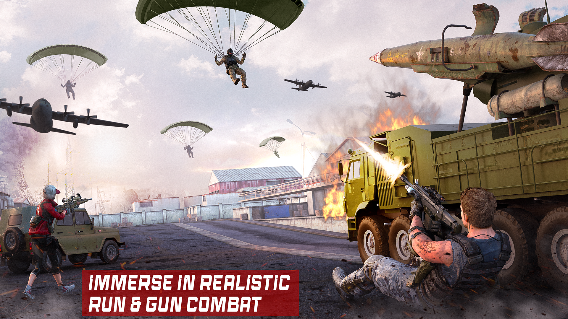 اسکرین شات 1 بازی US Commando FPS Shooting Games