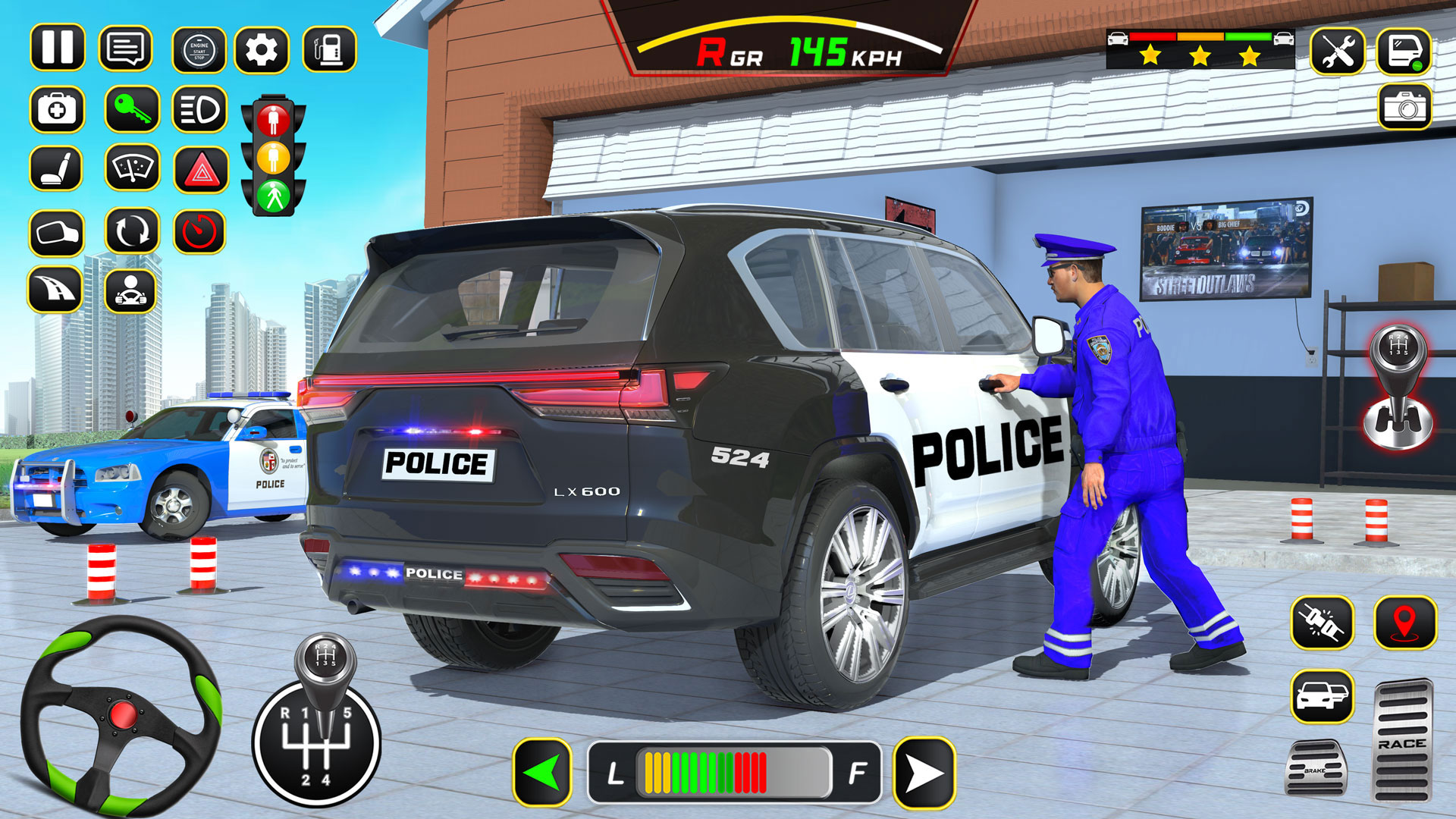 اسکرین شات 2 بازی Police Car Driving School Game