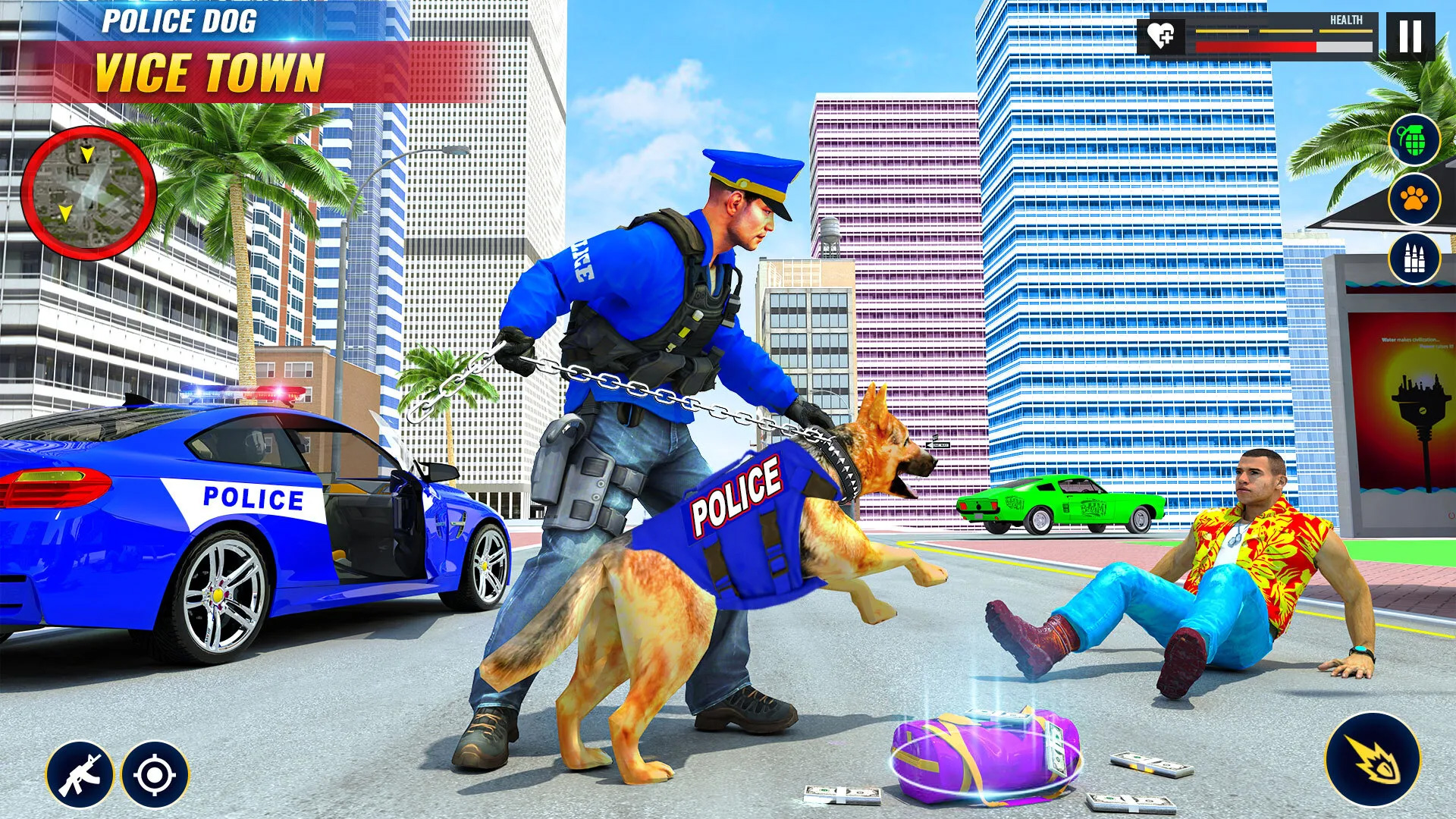 اسکرین شات 7 بازی US Police Dog City Crime Chase