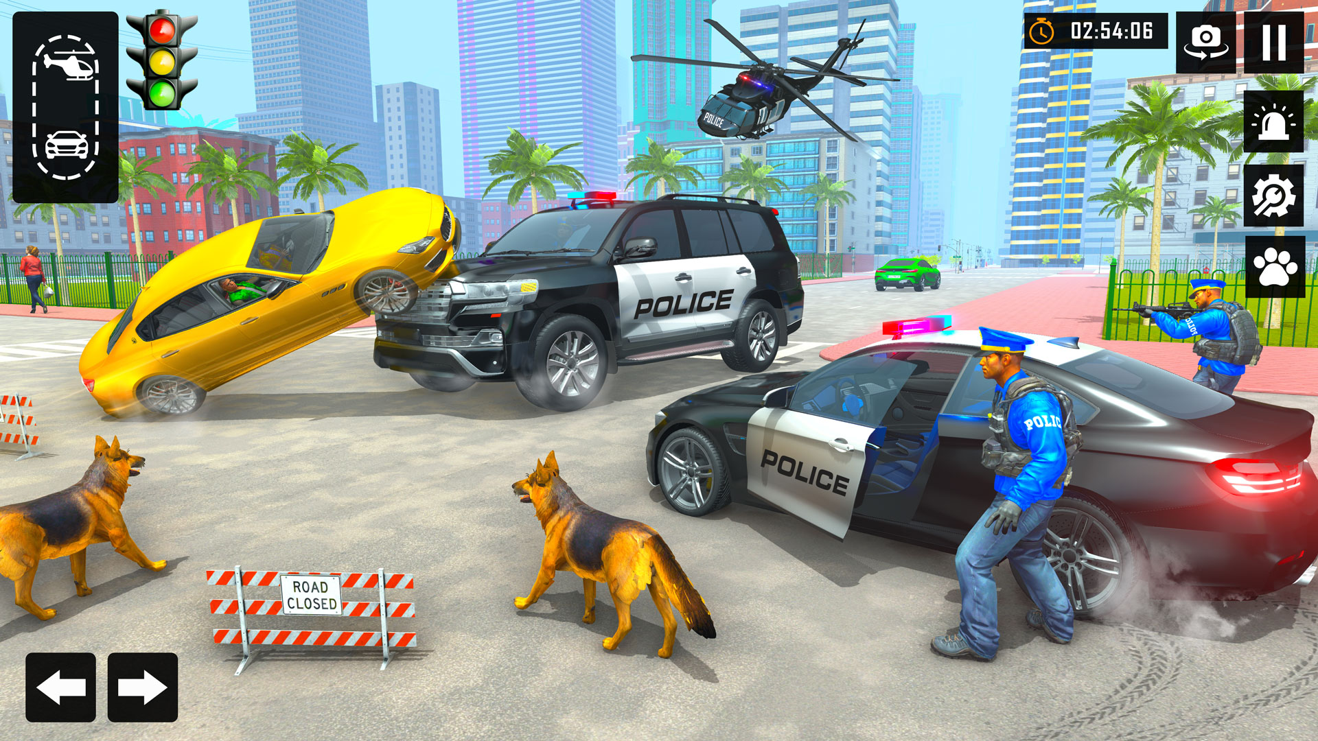 اسکرین شات 3 بازی US Police Dog City Crime Chase