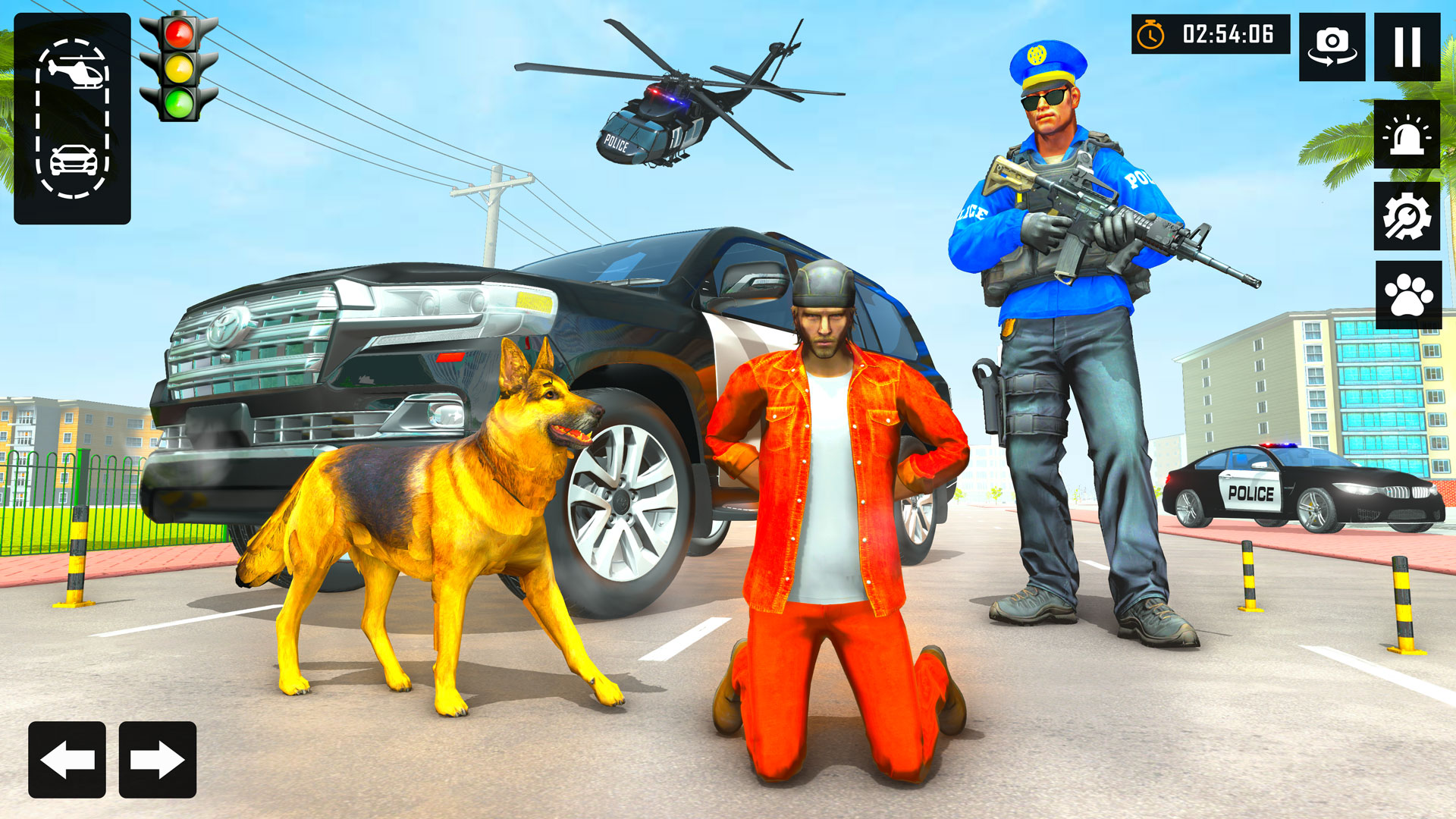 اسکرین شات 5 بازی US Police Dog City Crime Chase