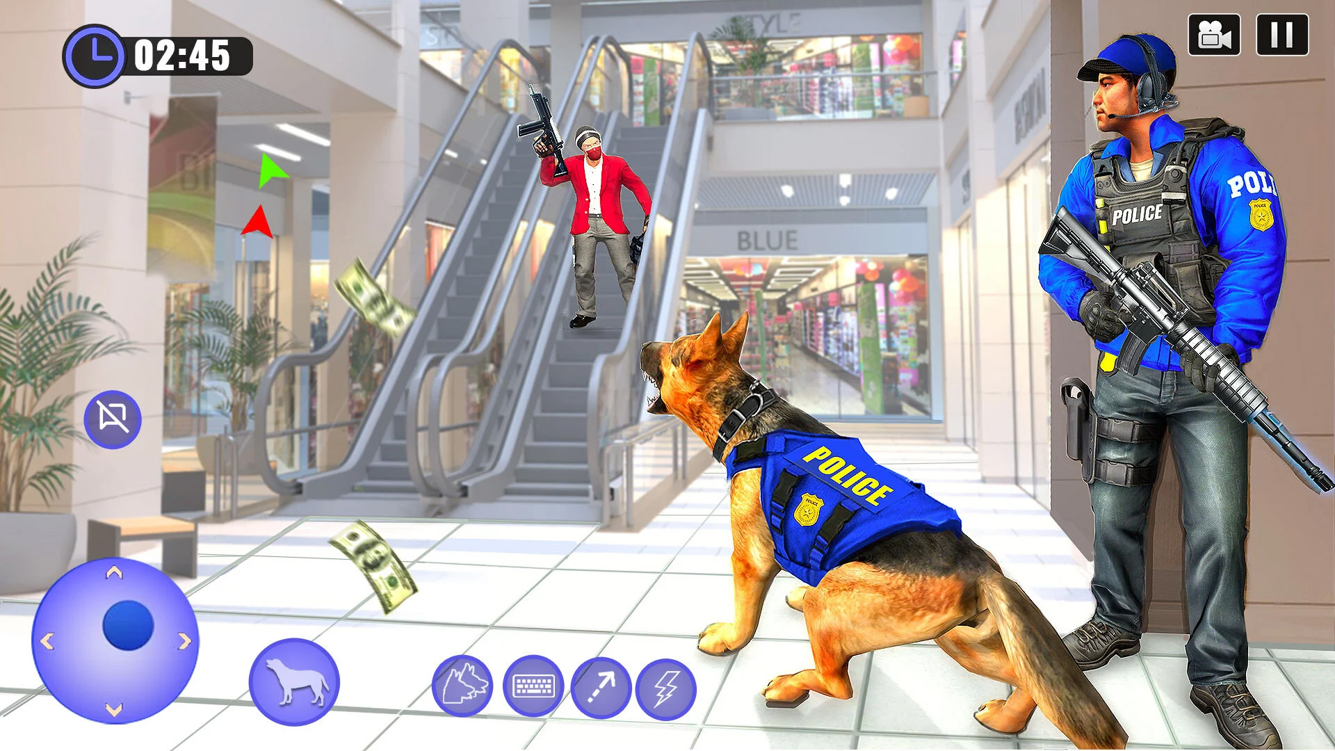 اسکرین شات 8 بازی US Police Dog City Crime Chase