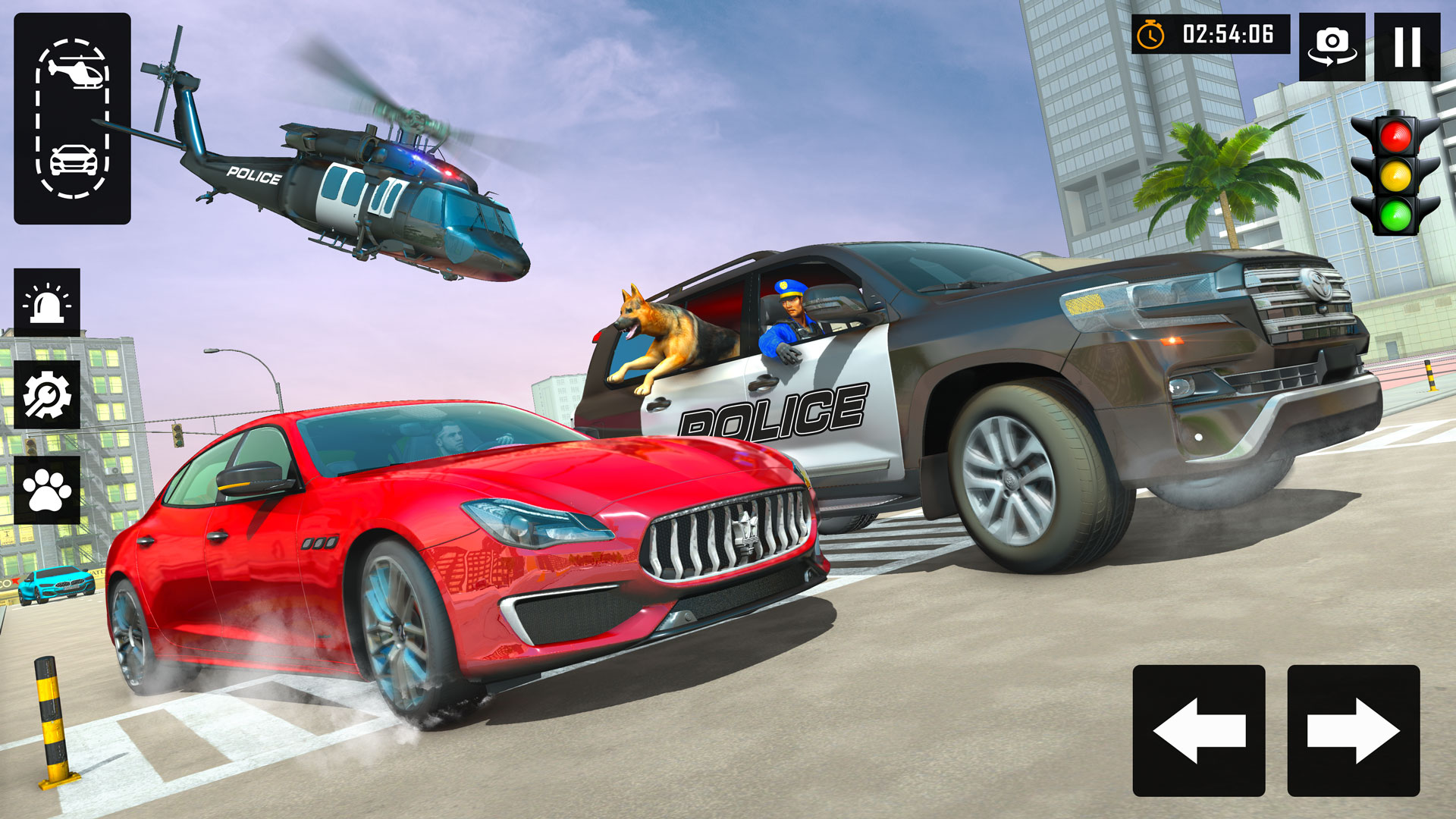 اسکرین شات 2 بازی US Police Dog City Crime Chase