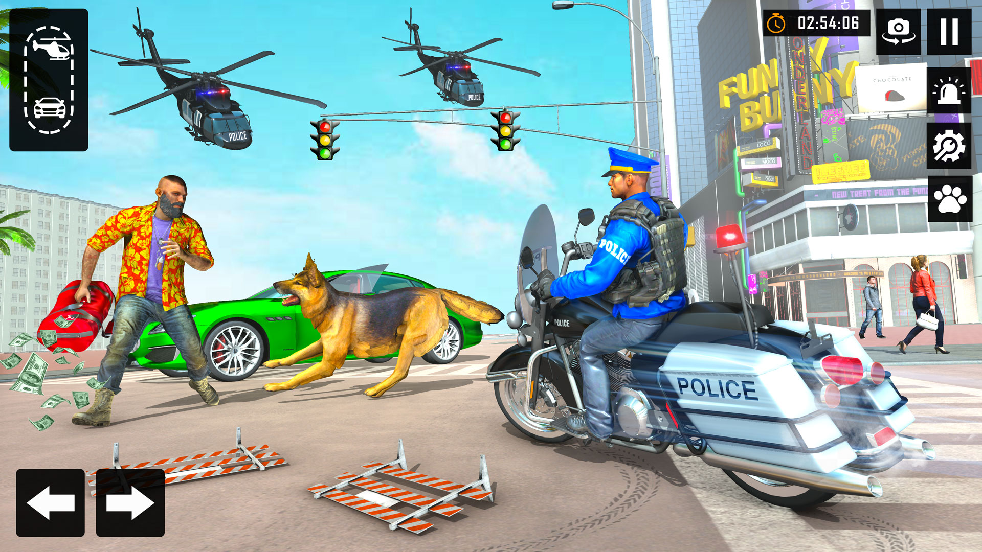 اسکرین شات 4 بازی US Police Dog City Crime Chase