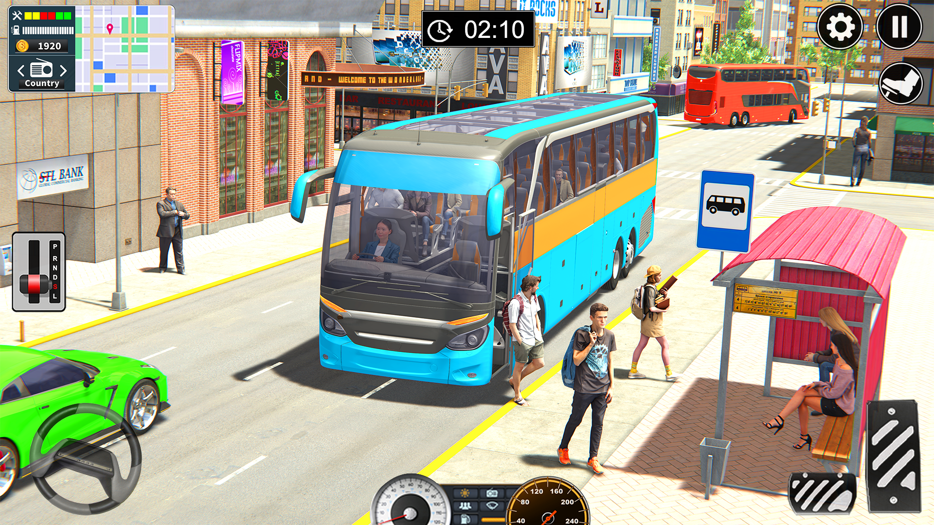 اسکرین شات 2 بازی Bus Simulator: Coach Bus Game