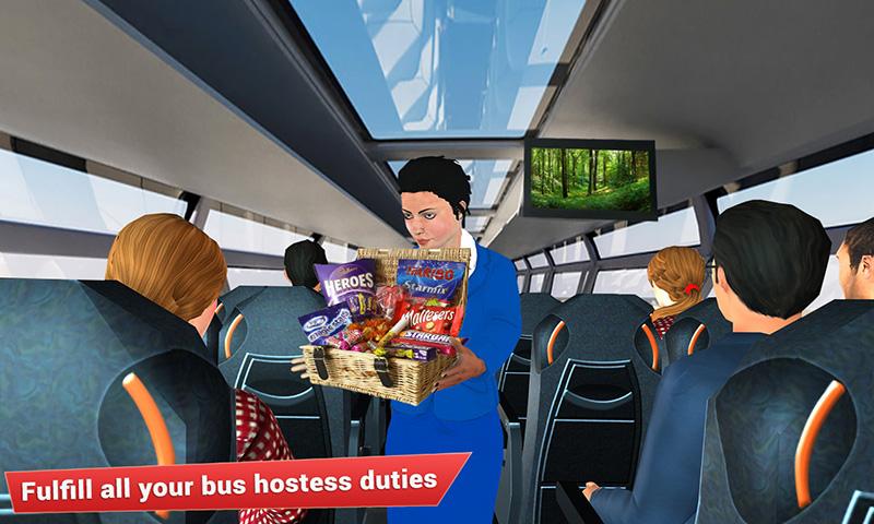 اسکرین شات 4 بازی Waitress Coach Bus Simulator