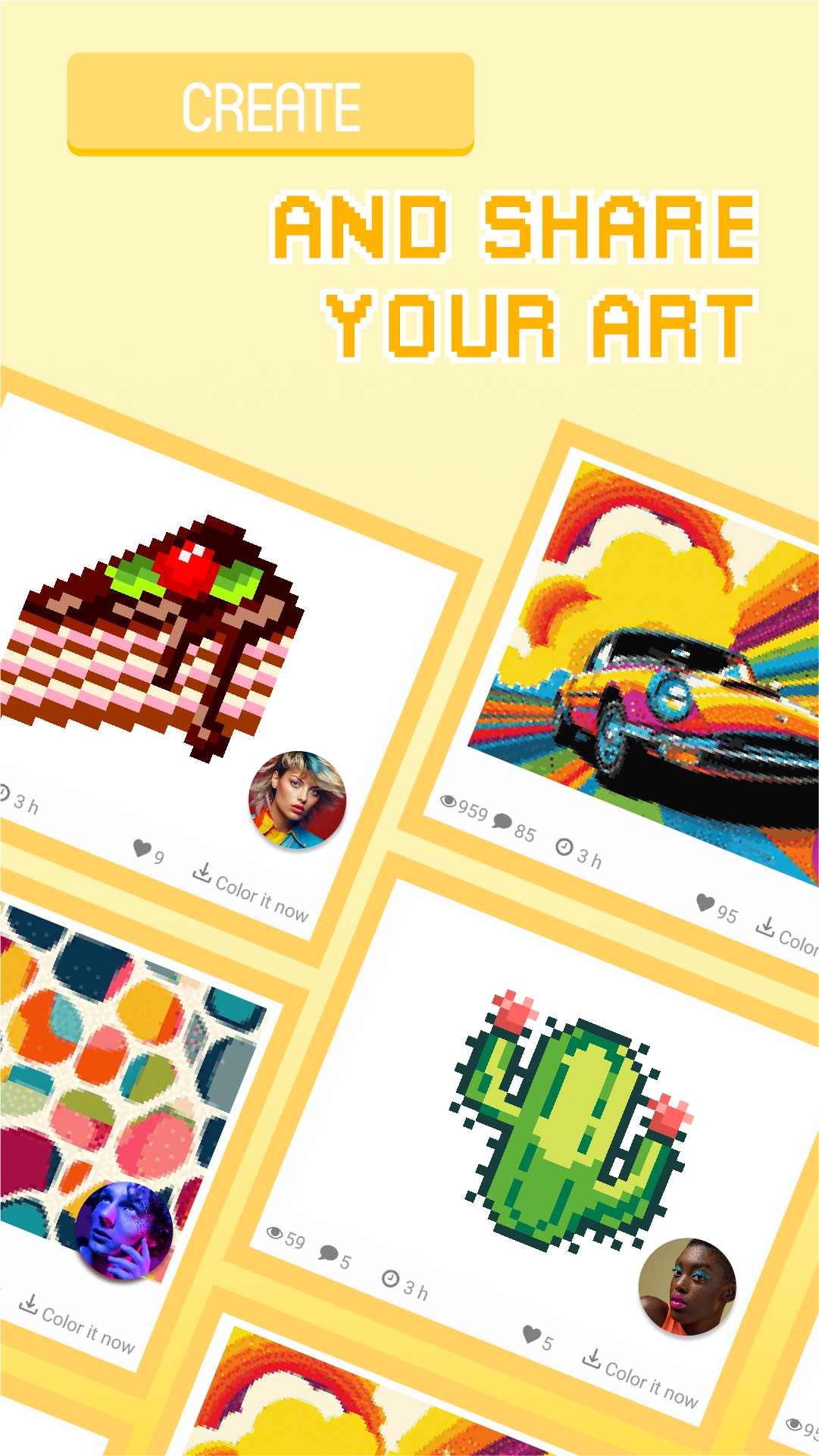 اسکرین شات 7 بازی Pixyfy: pixel art and coloring