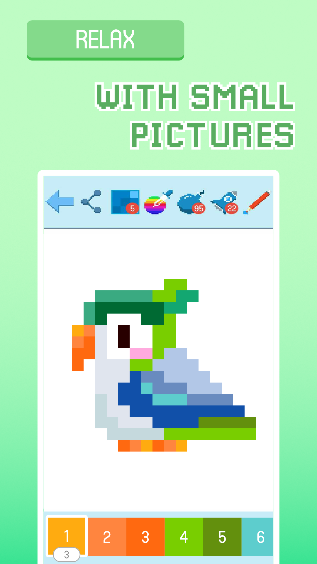 اسکرین شات 8 بازی Pixyfy: pixel art and coloring
