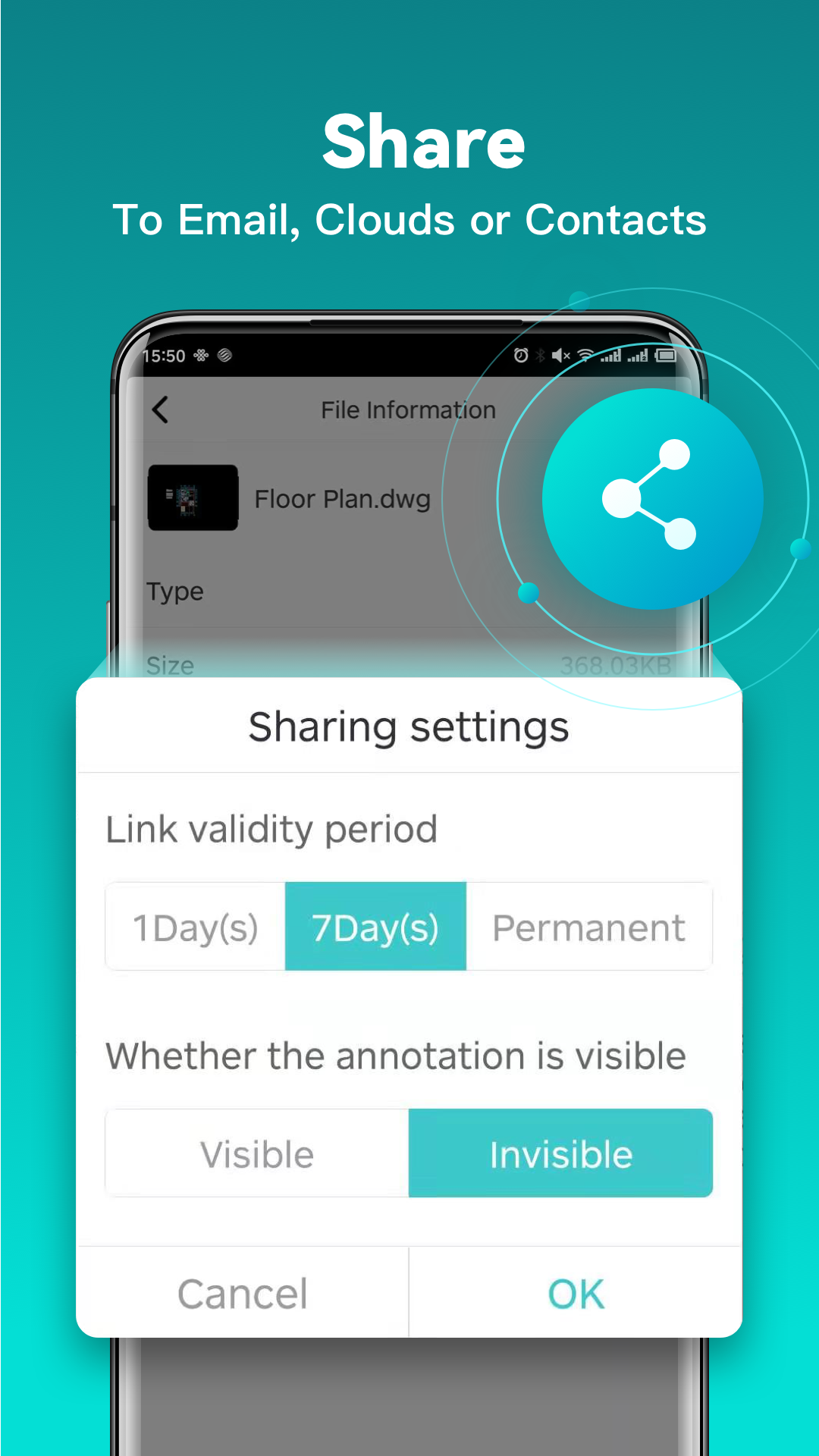 اسکرین شات 7 برنامه DWG FastView-CAD Viewer & Editor