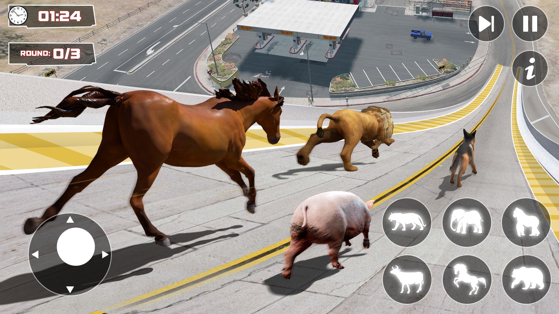 اسکرین شات 1 بازی GT Animal 3D: Racing Game