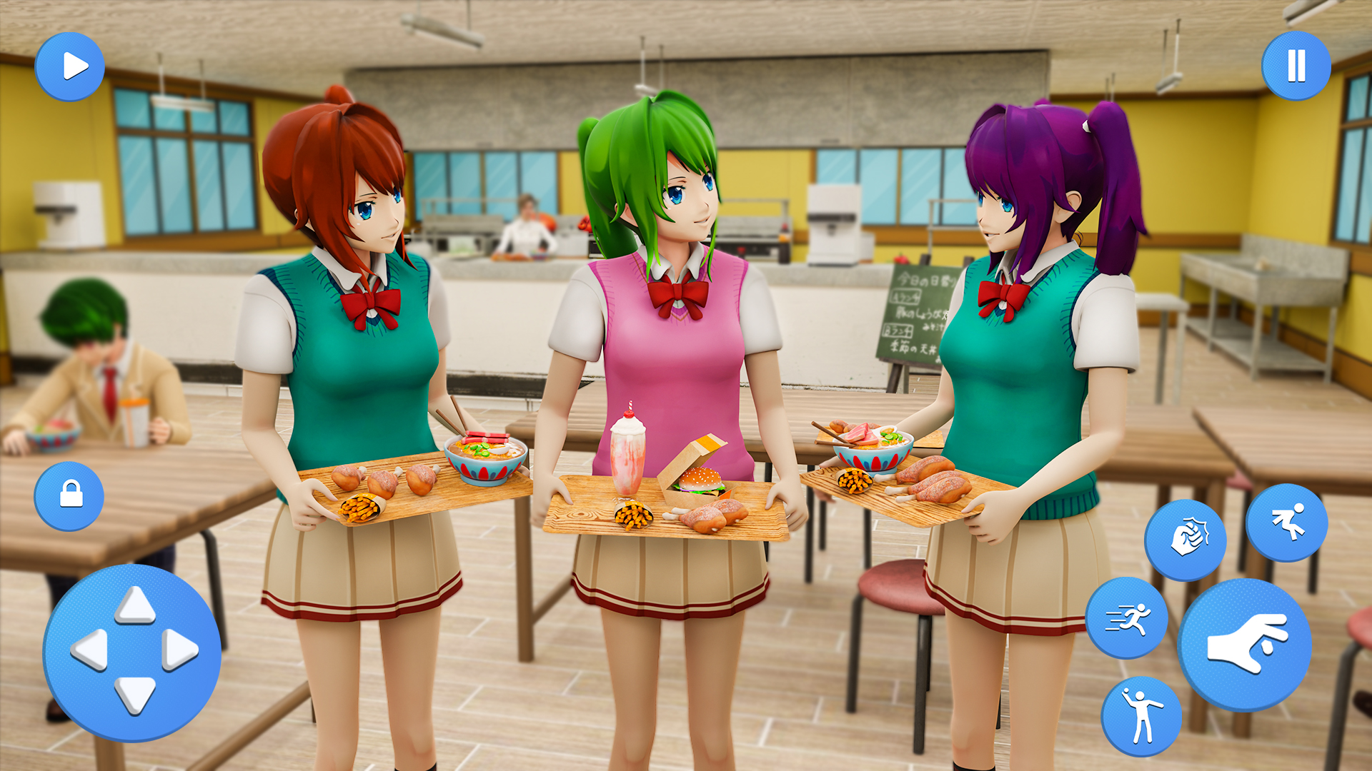 اسکرین شات 2 بازی Anime High School Girl 3d
