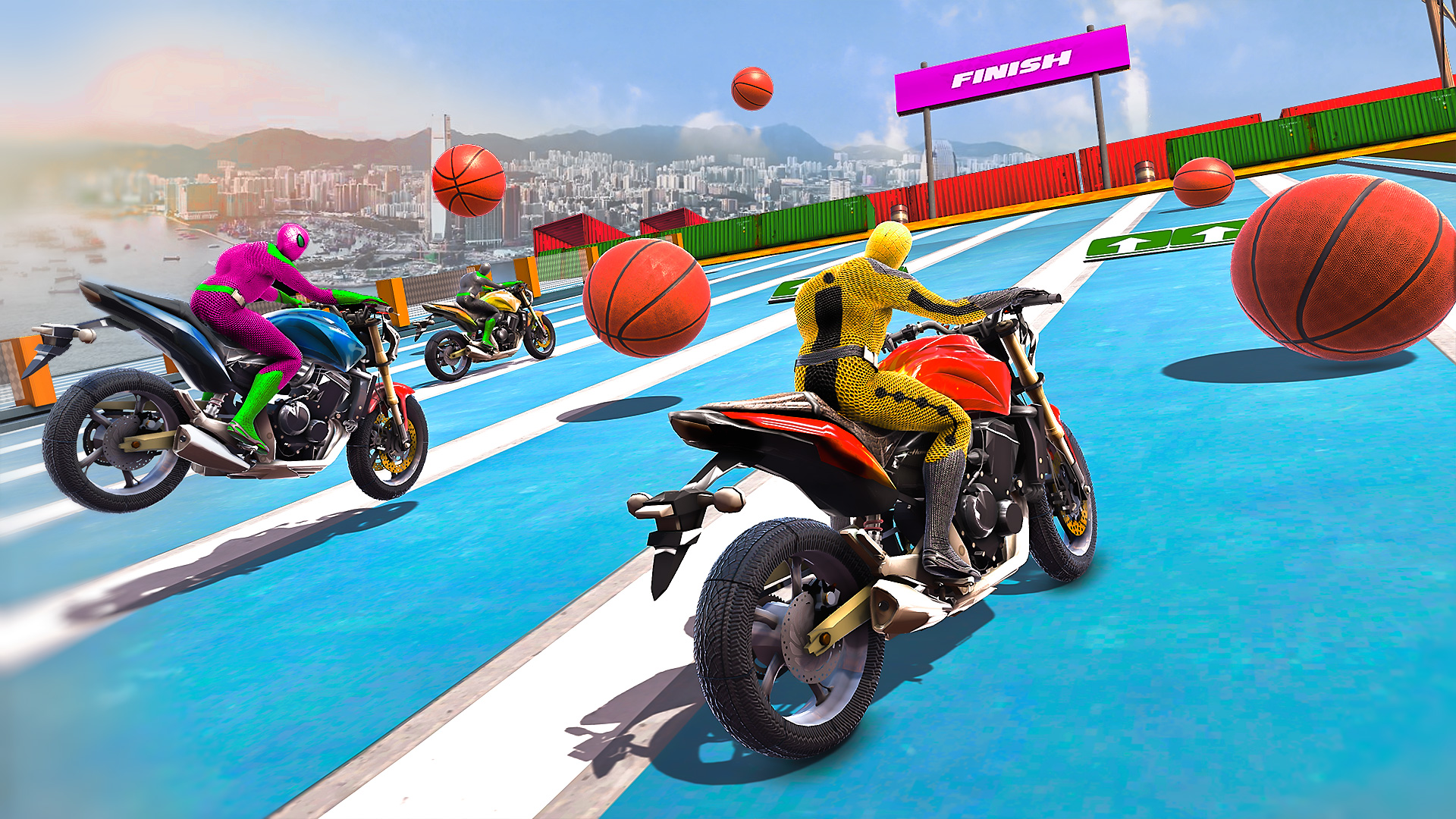 اسکرین شات 1 بازی Moto Race Stunt Motorbike Game