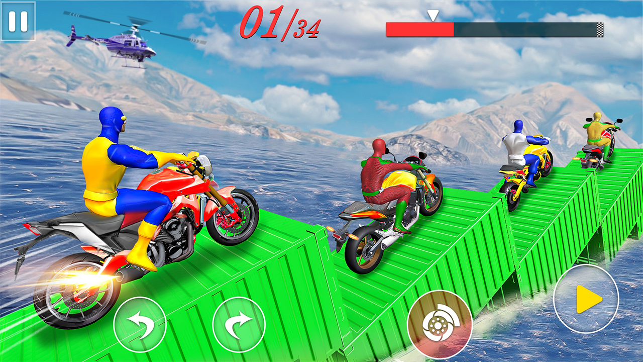 اسکرین شات 2 بازی Moto Race Stunt Motorbike Game