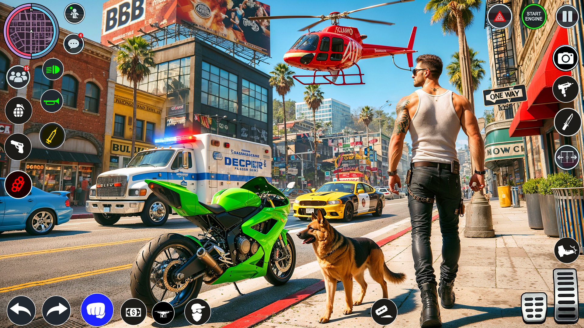 اسکرین شات 3 برنامه Gangster Thug Crime Mafia City