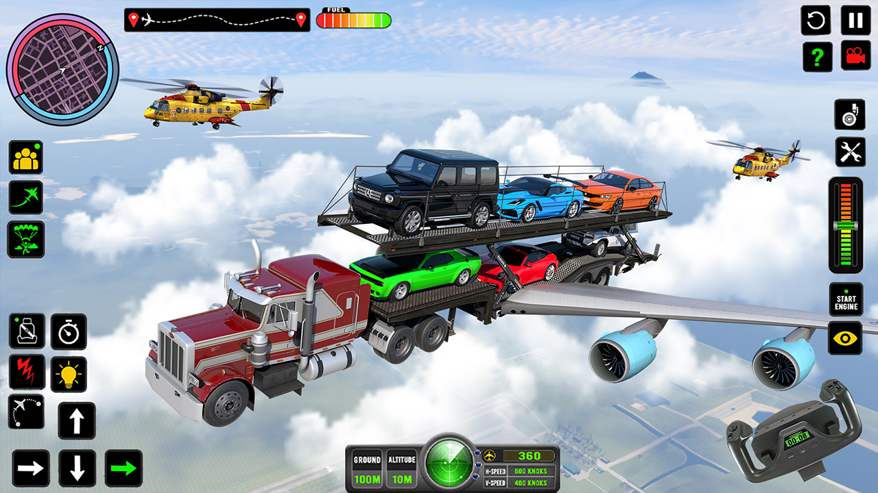 اسکرین شات 2 بازی Cars Transporter Truck Games