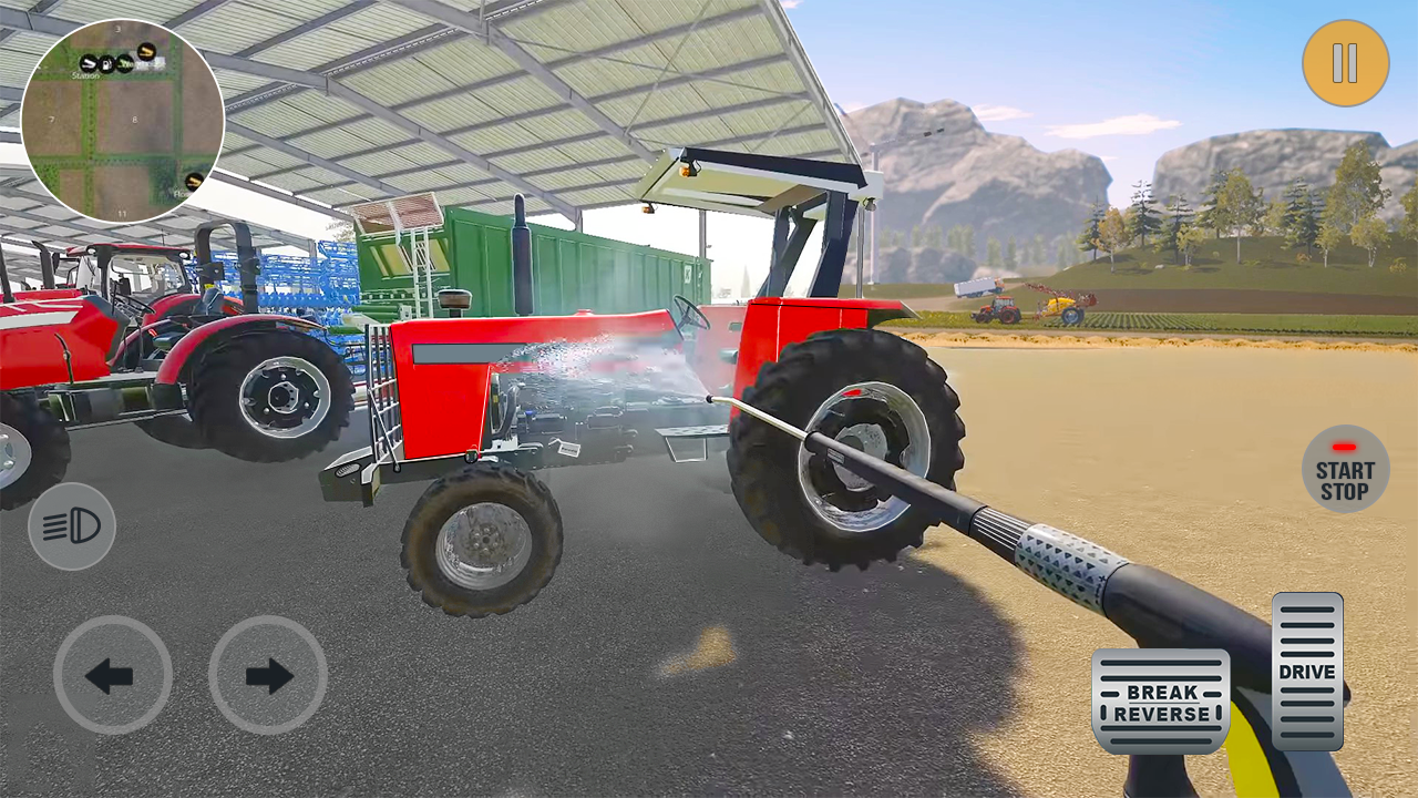 اسکرین شات 4 بازی Village Farm Tractor Driving