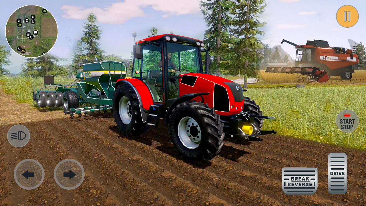 اسکرین شات 1 بازی Village Farm Tractor Driving
