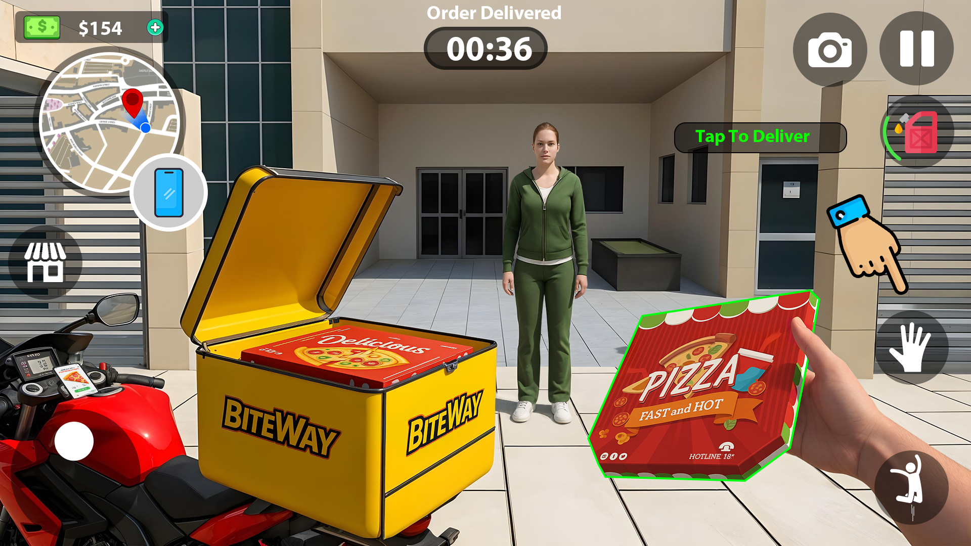 اسکرین شات 5 بازی Delivery Rider Life Simulator