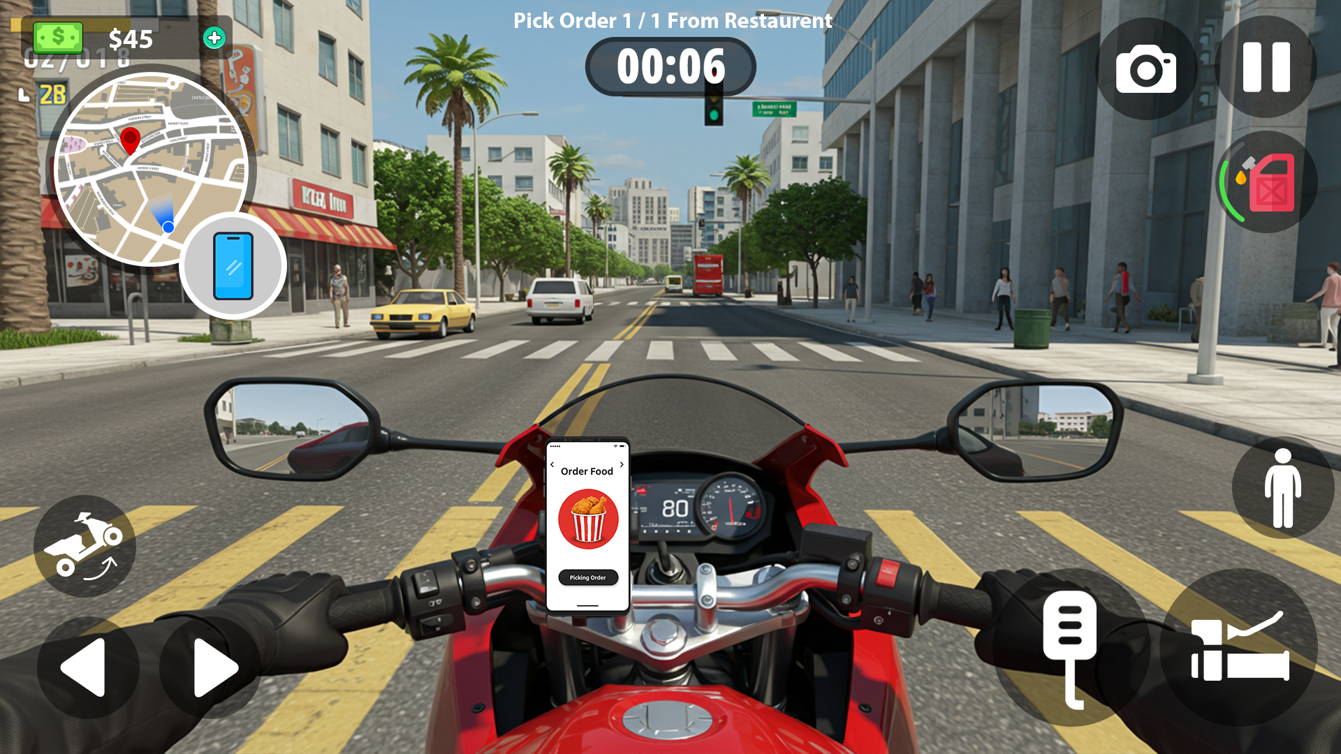 اسکرین شات 2 بازی Delivery Rider Life Simulator