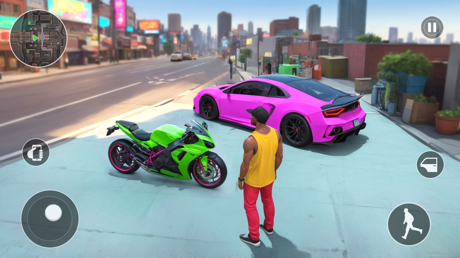 اسکرین شات 2 بازی Real Gangster Crime City 3D