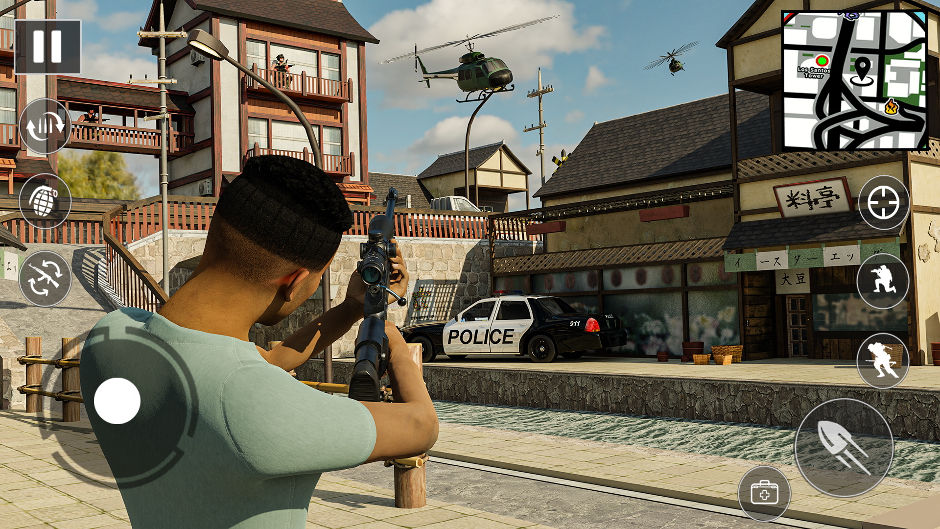 اسکرین شات 3 بازی Real Gangster Crime City 3D