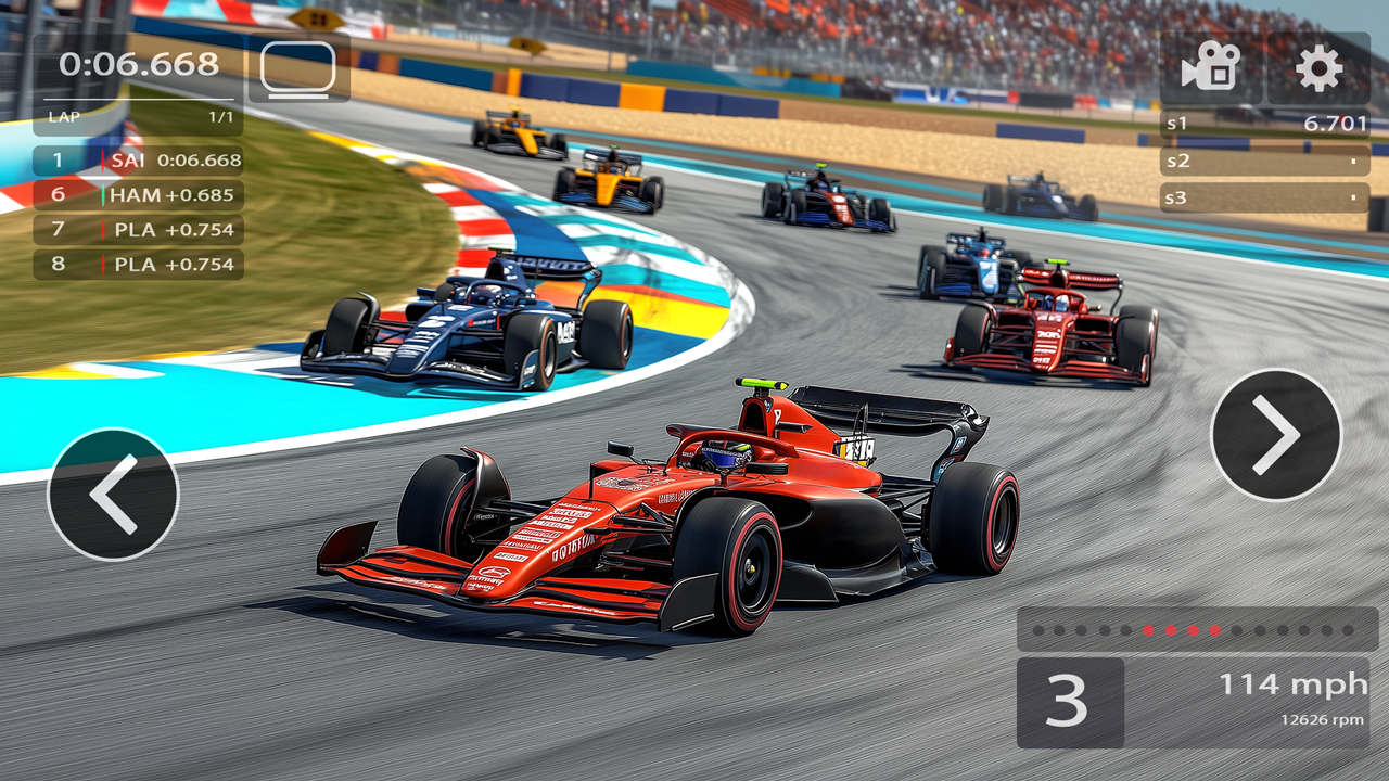 اسکرین شات 4 بازی Grand Formula Clash: Car Games