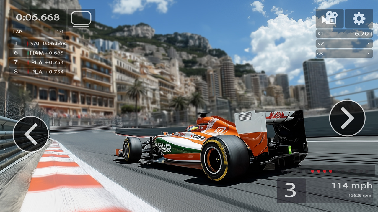 اسکرین شات 3 بازی Grand Formula Clash: Car Games