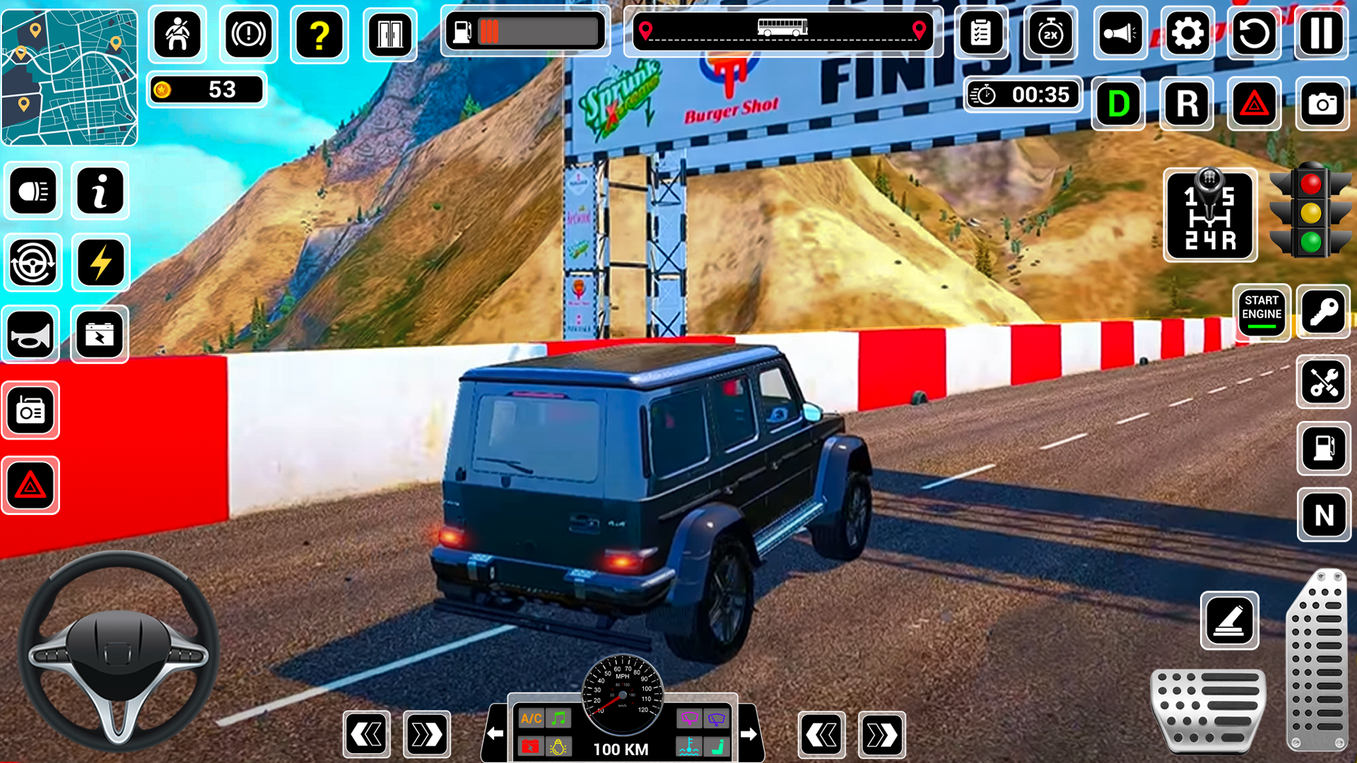 اسکرین شات 4 بازی Mega Ramp Car Stunt 3D