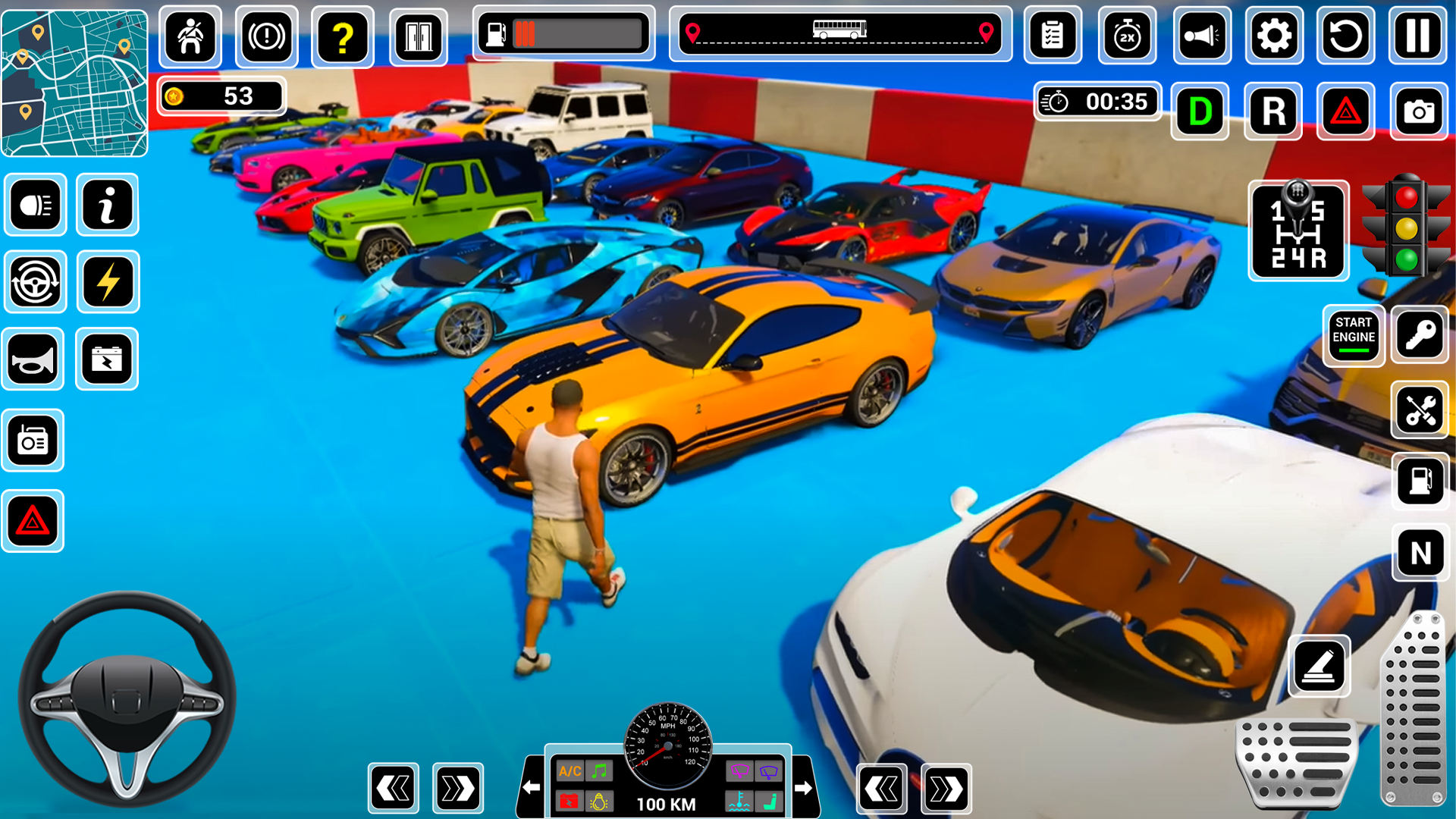 اسکرین شات 2 بازی Mega Ramp Car Stunt 3D