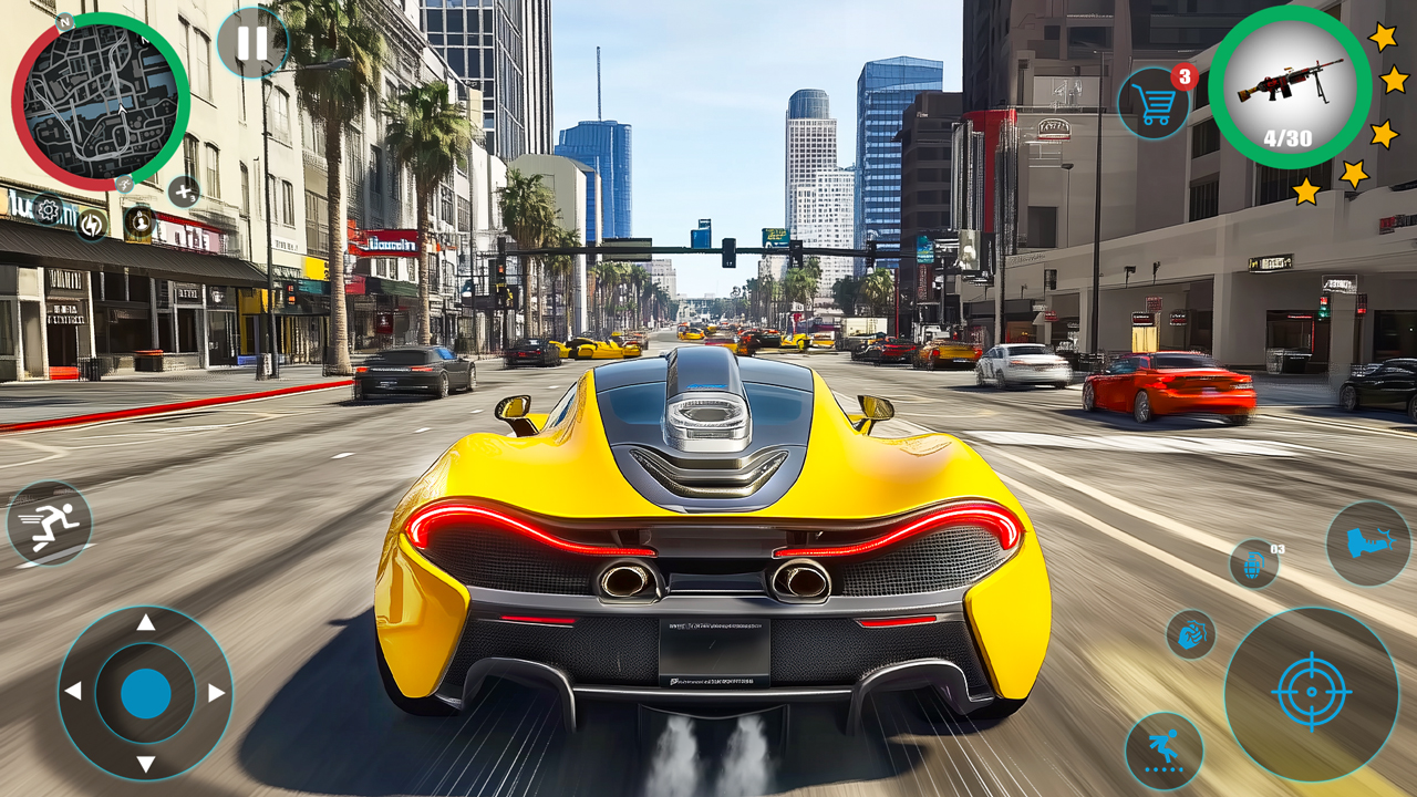 اسکرین شات 3 بازی City Ropehero: Fighting Games