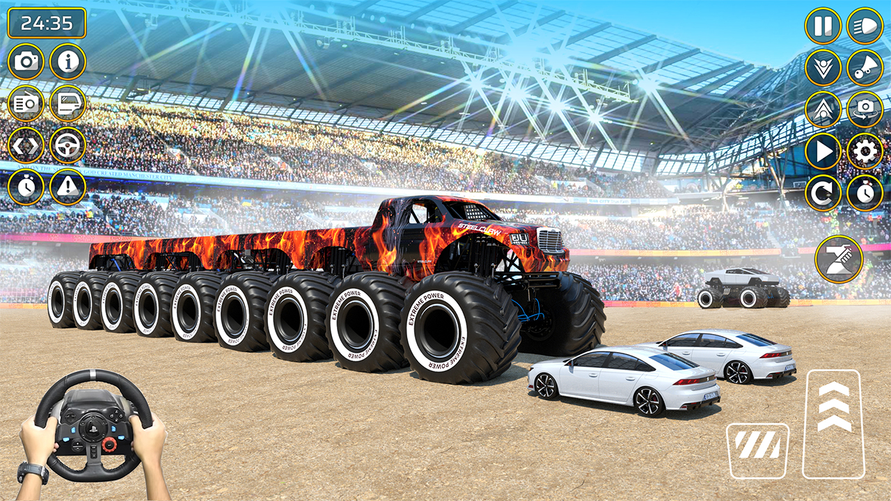 اسکرین شات 1 بازی Monster Truck Racing Car Games
