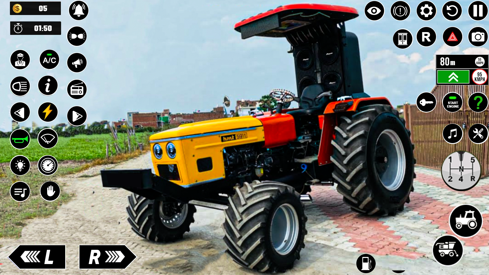 اسکرین شات 1 بازی Indian Farming Tractor Games