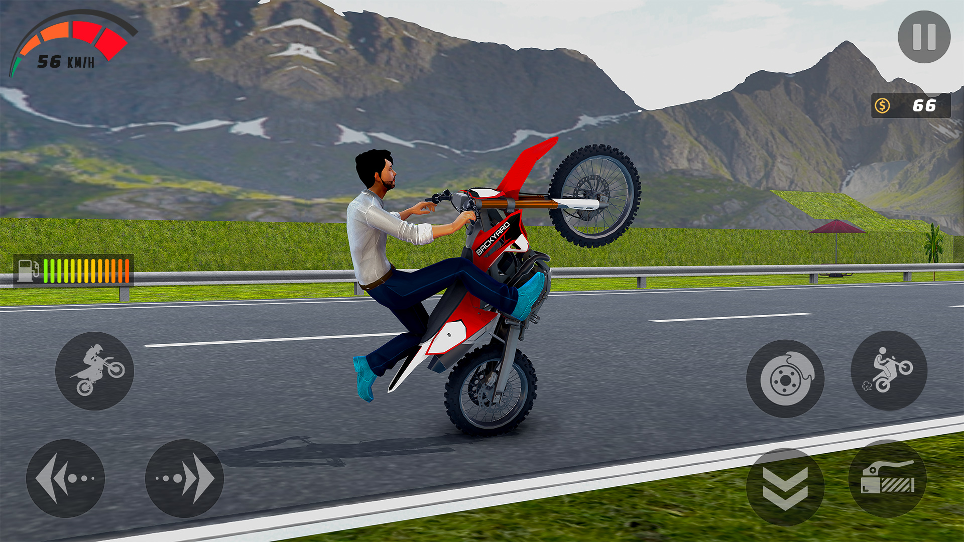 اسکرین شات 5 بازی Wheelie Moto 3d Bike Life Game