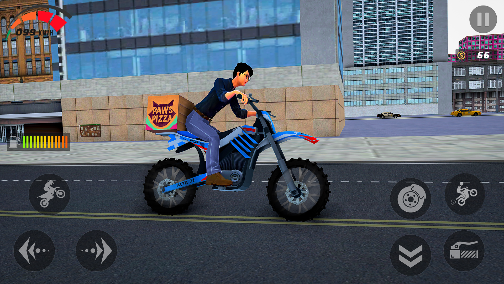 اسکرین شات 4 بازی Wheelie Moto 3d Bike Life Game
