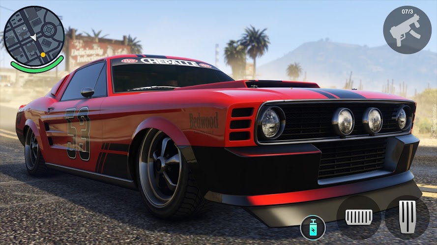 اسکرین شات 1 بازی GTA V Theft Auto Craft MCPE