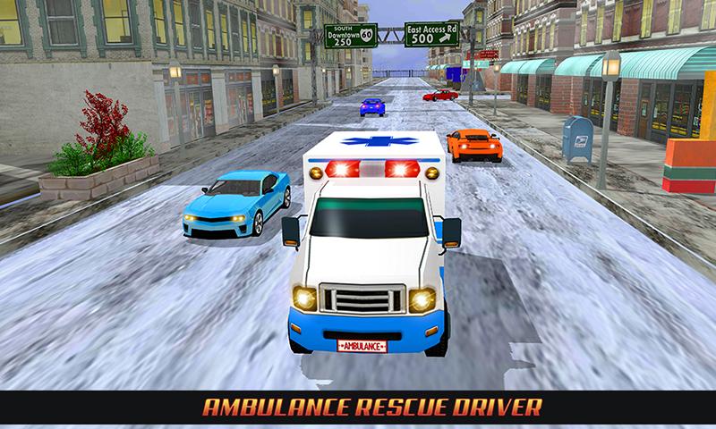 اسکرین شات 6 برنامه City Ambulance Rescue 911