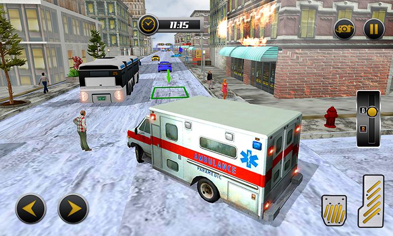 اسکرین شات 5 برنامه City Ambulance Rescue 911