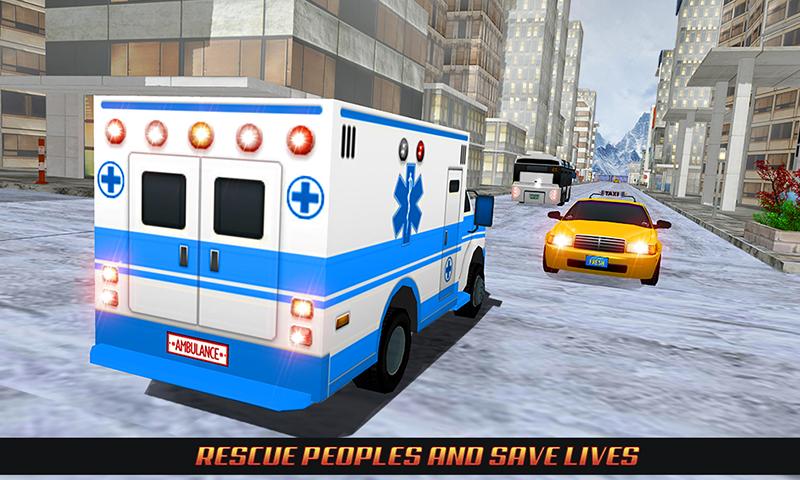 اسکرین شات 4 برنامه City Ambulance Rescue 911
