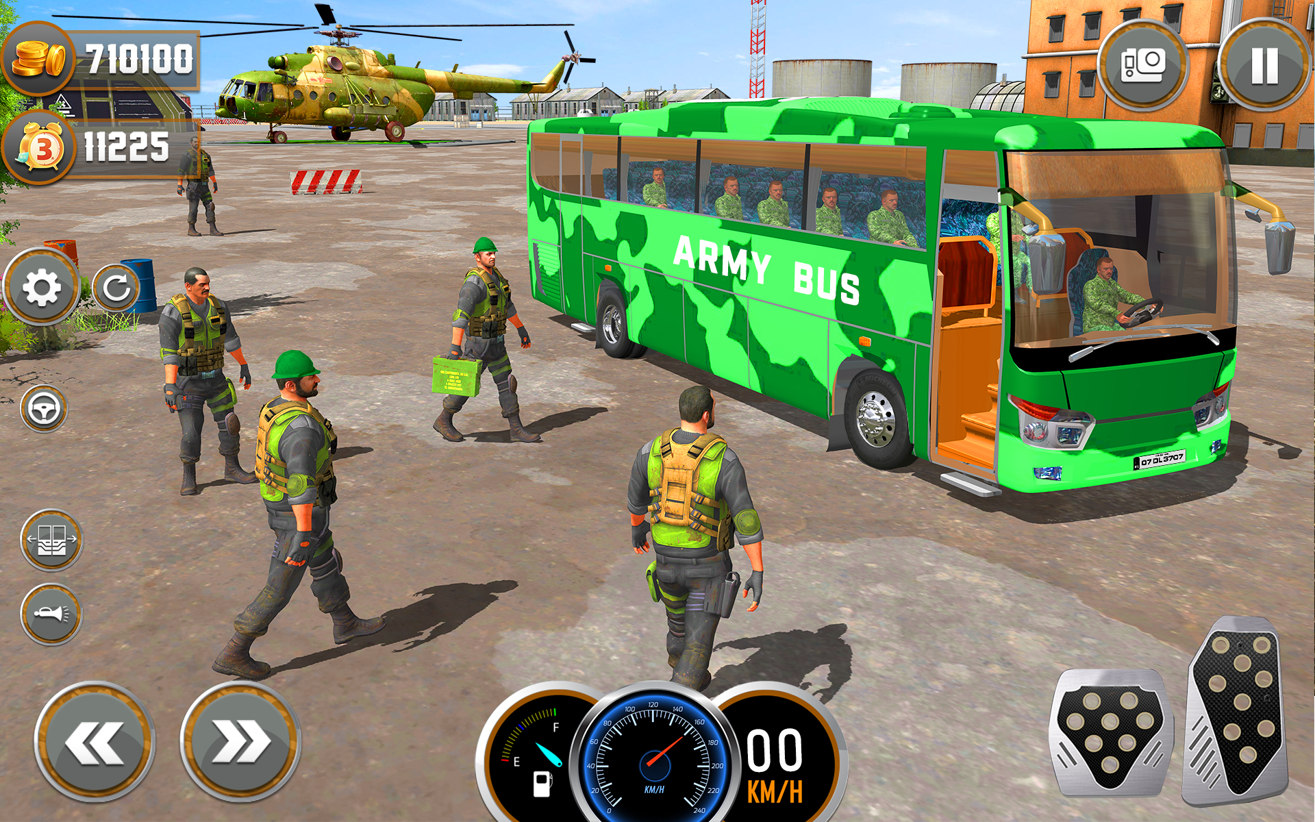 اسکرین شات 6 بازی Army Bus Driving Games 3D