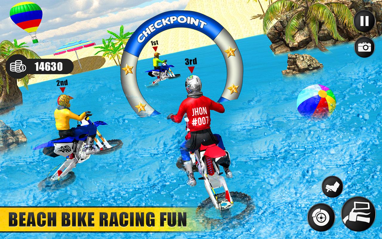 اسکرین شات 7 بازی Motor Bike Water Surfer Games