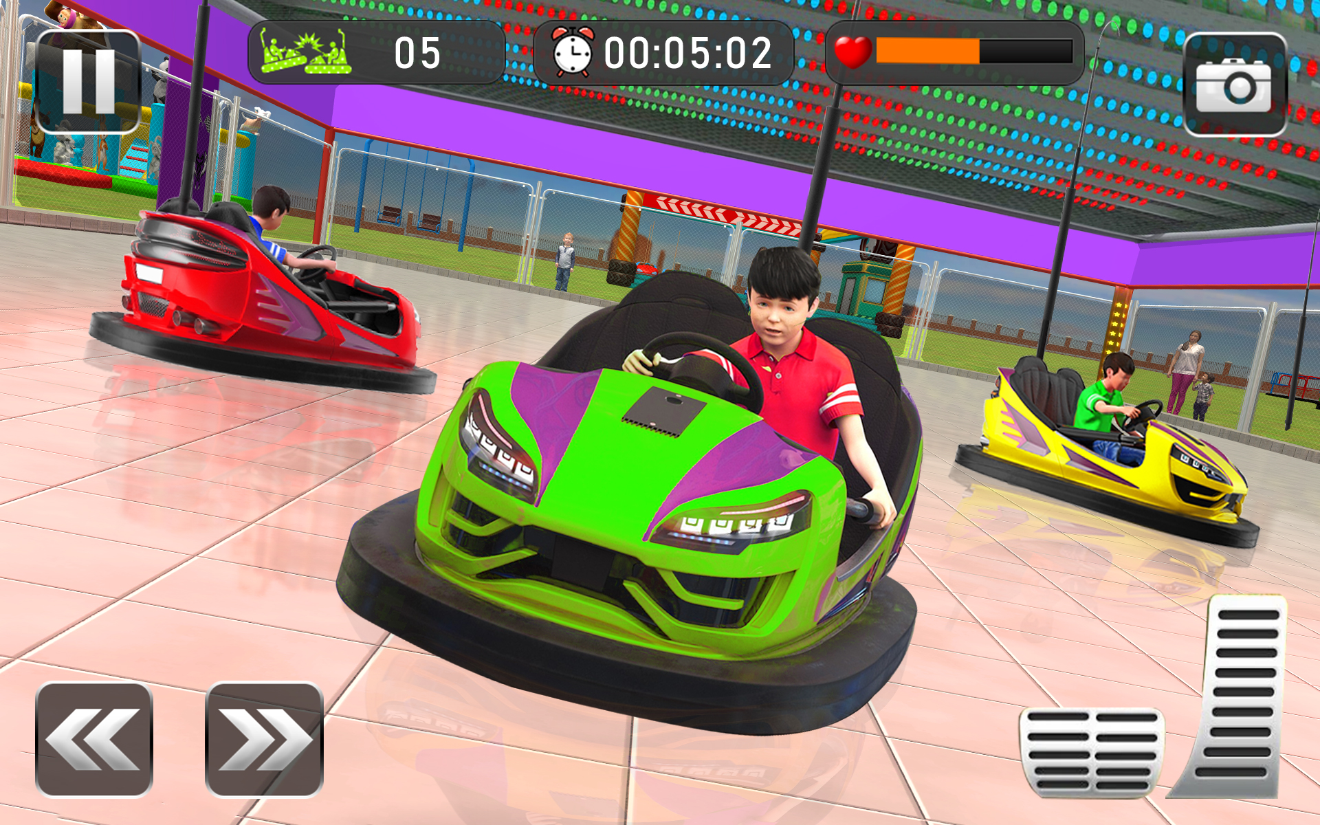 اسکرین شات 3 برنامه Bumper Car Crash Racing Games